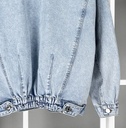 CASACA DENIM OVERSIZED CELESTE