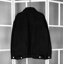 OVERSIZED DENIM JACKET NEGRO