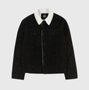 CASACA DENIM PELUCHE NEGRO