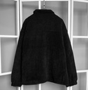 CASACA PAÑO CORDUROY OV NEGRO