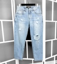 JEAN RELAXED CELESTE CLARO RASGADO