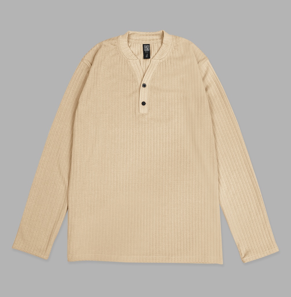 LONG SLEEVE T-SHIRT BEIGE