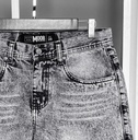 SHORT DENIM PLOMO ACIDO