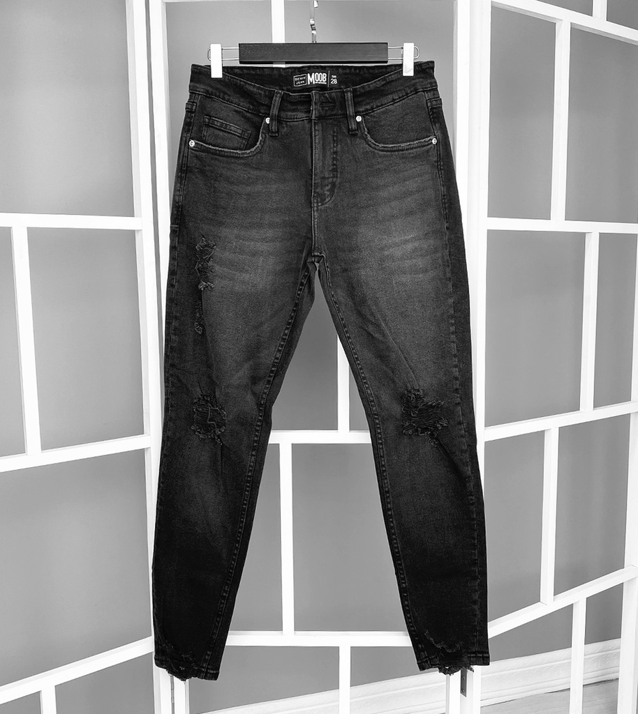 SKINNY JEAN PLOMO RASGADO