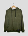 HOODIE SUEDE PELUCHE VERDE