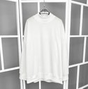 SUETER OVERSIZED CUELLO ALTO BLANCO