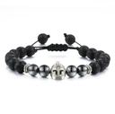 PULSERA CRUZ REGULABLE PIEDRAS NATURALES 