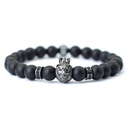 PULSERA TRIPLE SILVER BLACK 