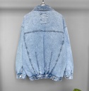 CASACA DENIM OVERSIZED CELESTE INTERMEDIO