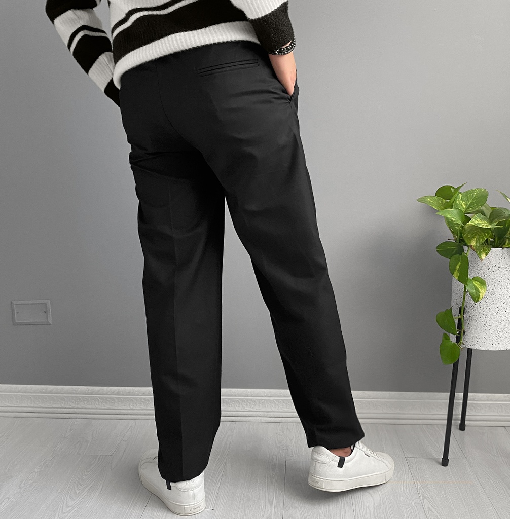 SASTRE PANTS RECTO OVER NEGRO