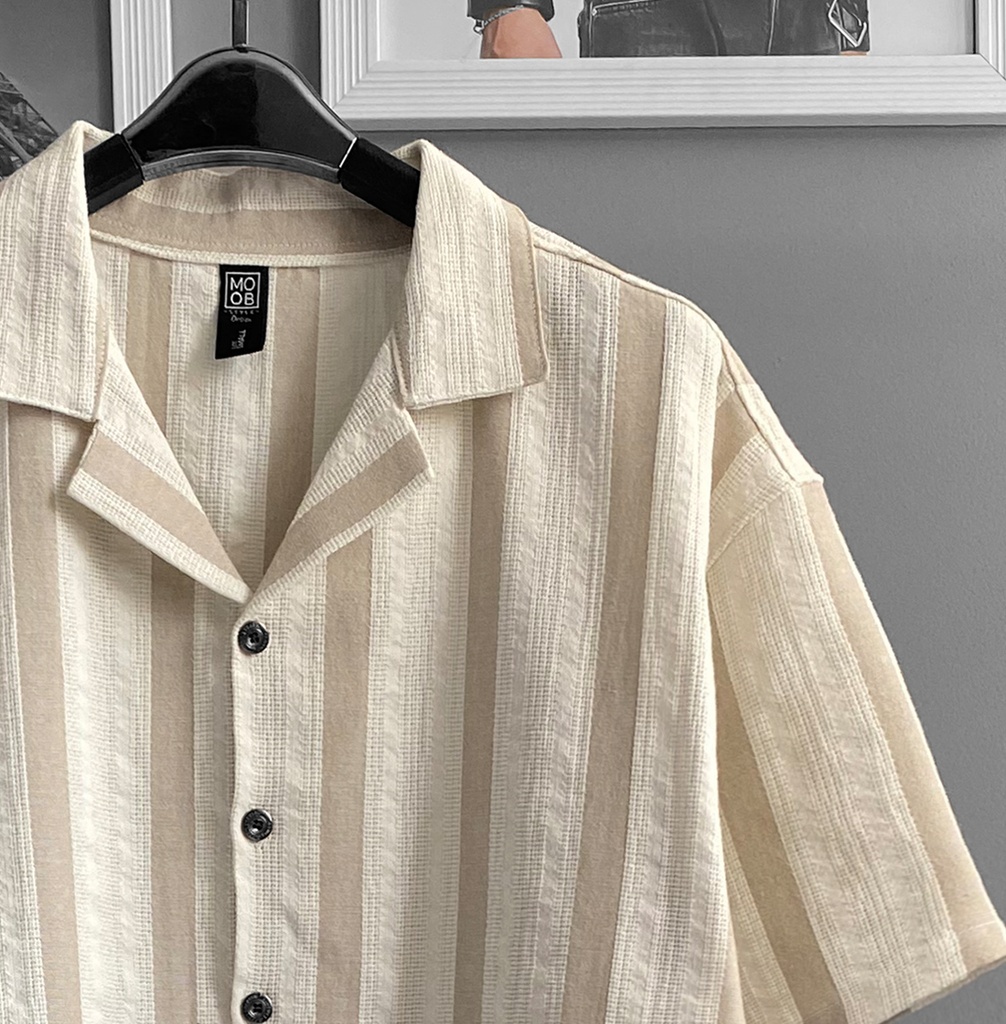 CAMISA TEXTURED NATURAL