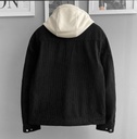 CASACA CORDUROY ACOLCHADA NEGRO