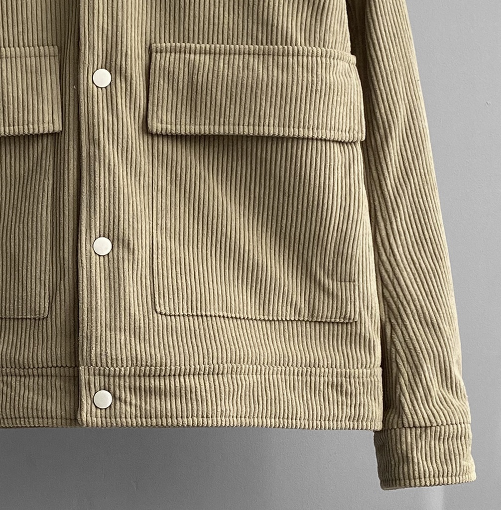 CASACA CORDUROY ACOLCHADA VERDE