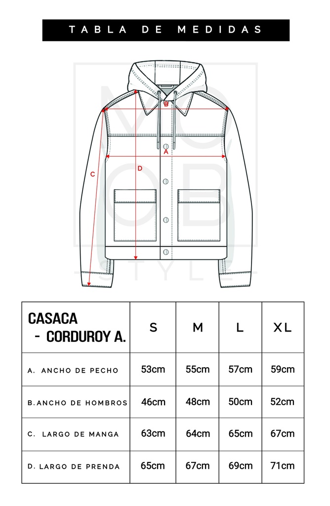 CASACA CORDUROY ACOLCHADA BEIGE