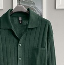 CAMISA HILO ML VERDE BOTELLA