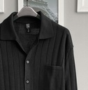 CAMISA HILO ML NEGRO