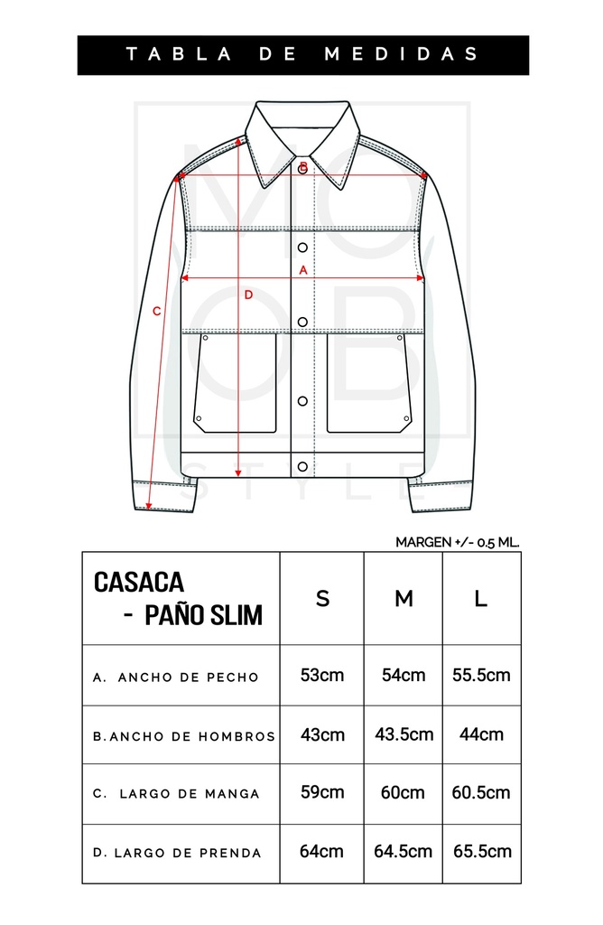 CASACA PAÑO SLIM MARFIL