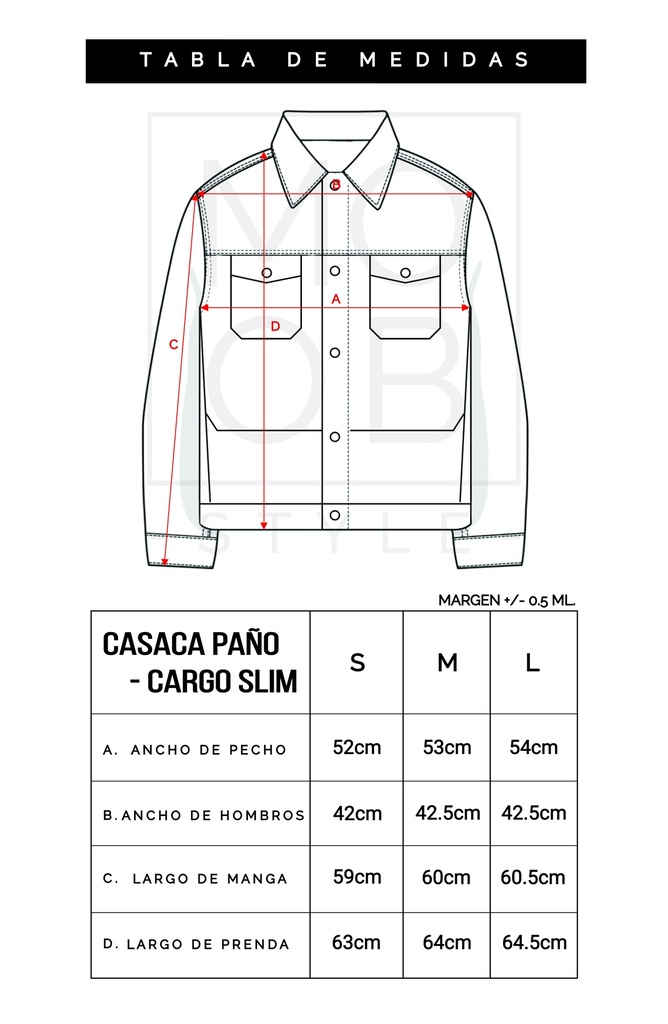 CASACA PAÑO CARGO BEIGE