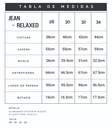 JEAN RELAXED CELESTE CLARO RASGADO