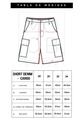 SHORT DENIM CARGO CELESTE