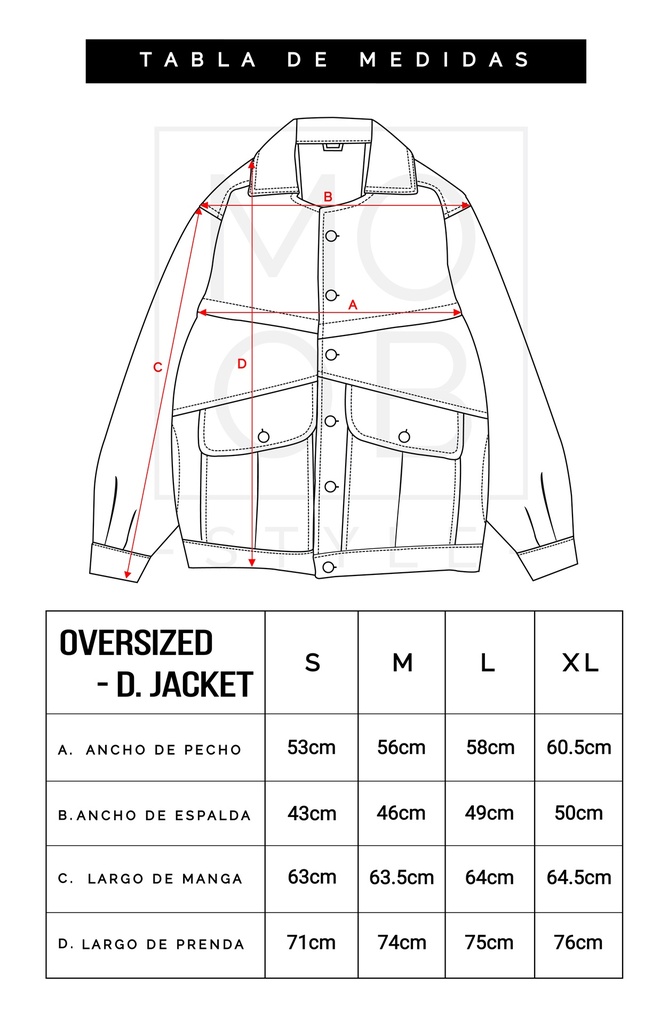 OVERSIZED DENIM JACKET CELESTE