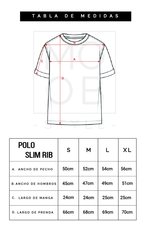 POLO RIB SLIM MARRON