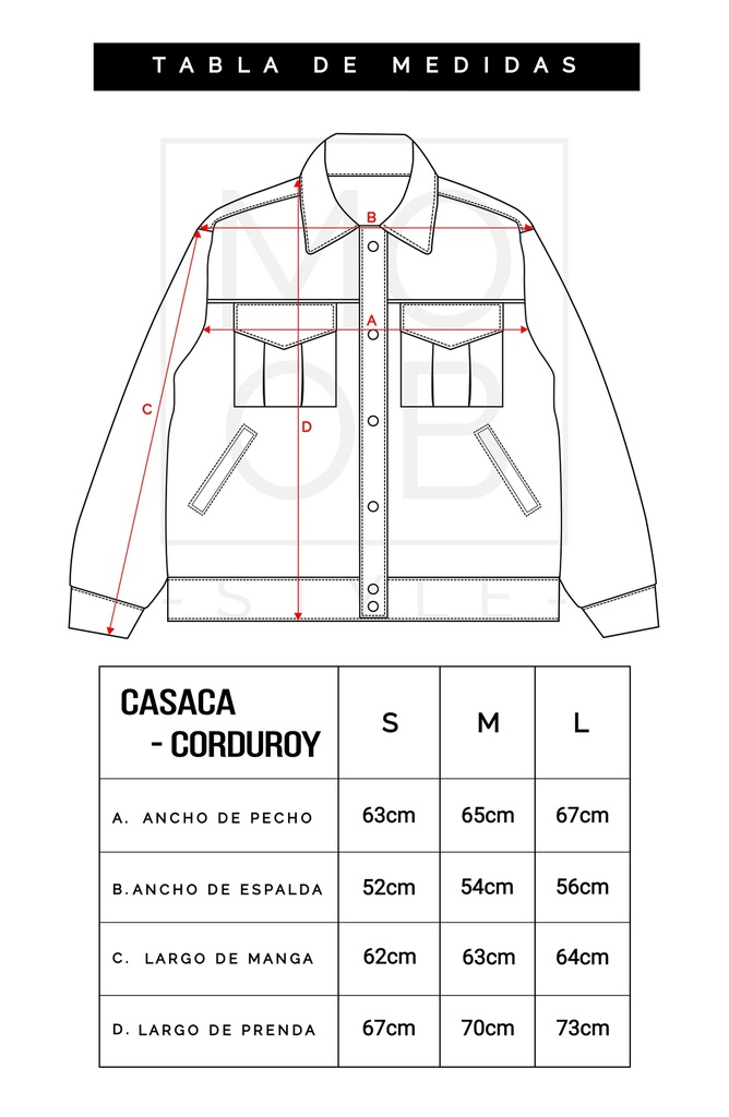 CASACA CORDUROY CAMELLO