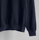 SUETER HILO CUELLO ALTO AZUL