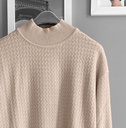 SUETER HILO CUELLO ALTO BEIGE