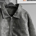 BIO-LEATHER JACKET PLOMO