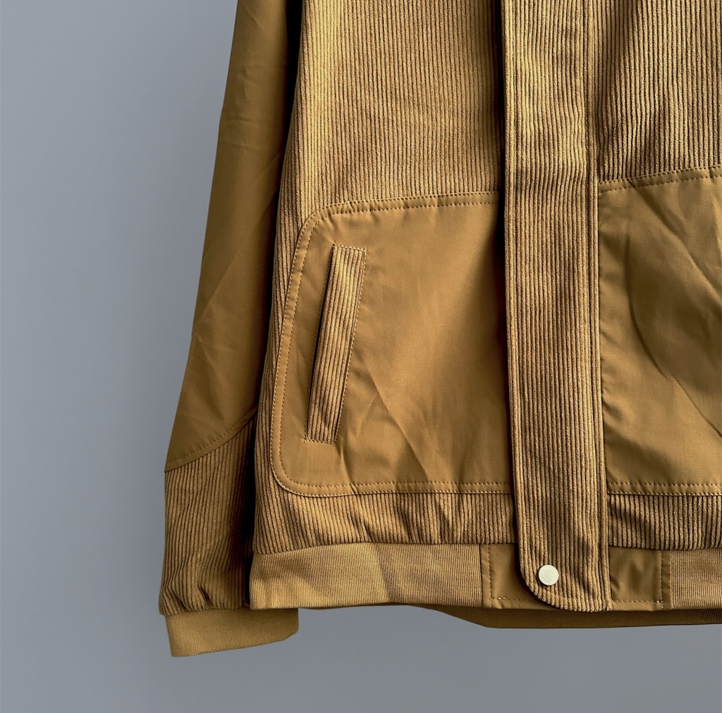 CASACA BOMBER CORDUROY CAMELLO
