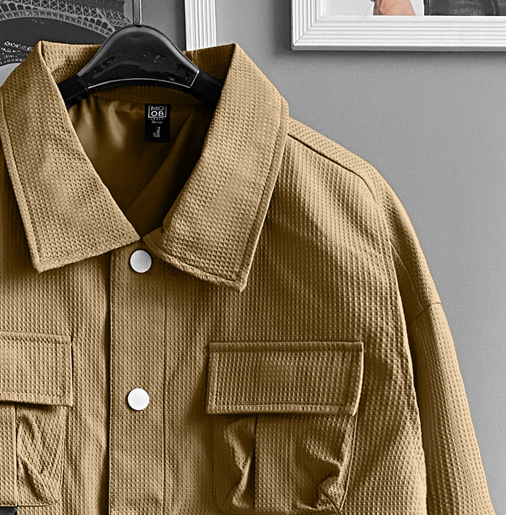 CORTAVIENTO TEXTURED KHAKI
