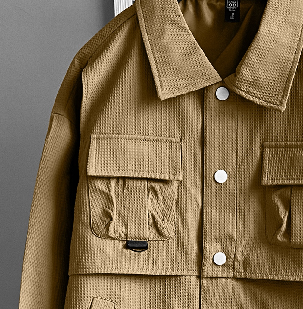 CORTAVIENTO TEXTURED KHAKI