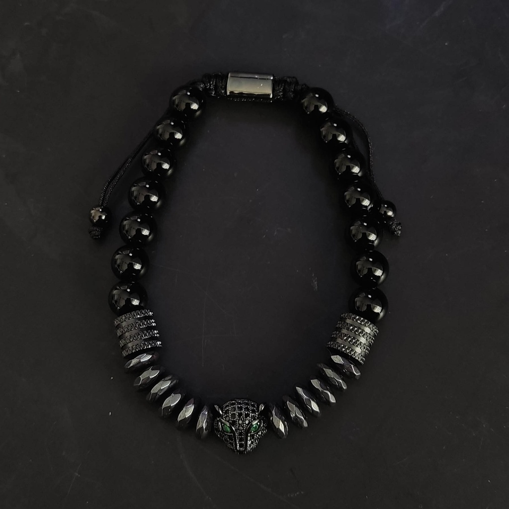 PULSERA PANTERA HEMATITA