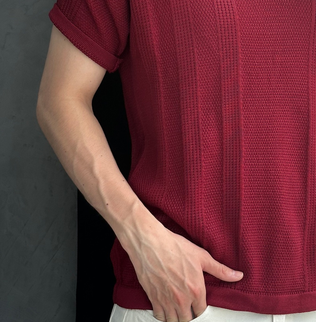 CAMISERO HILO MC GUINDA