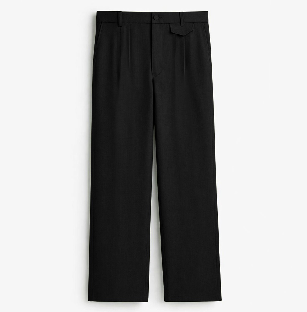 PANTALON SASTRE BAGGY NEGRO