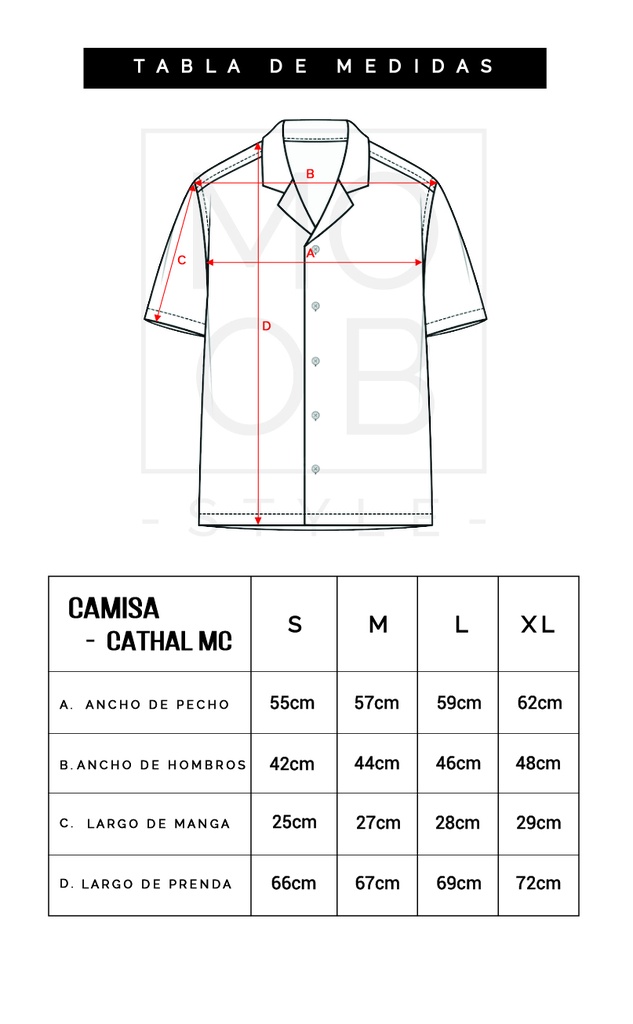 CAMISA CUBAN CATHAL CREMA