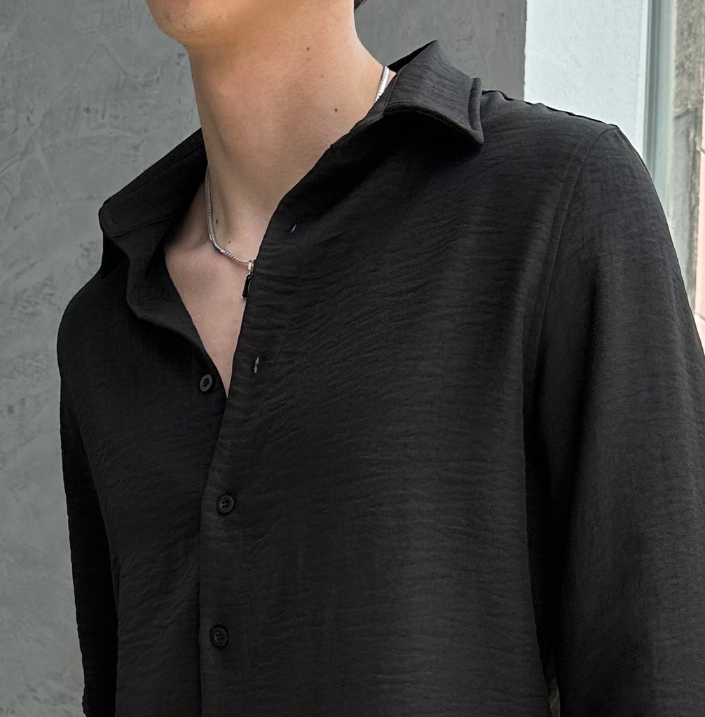 CAMISA CATHAL ML NEGRO