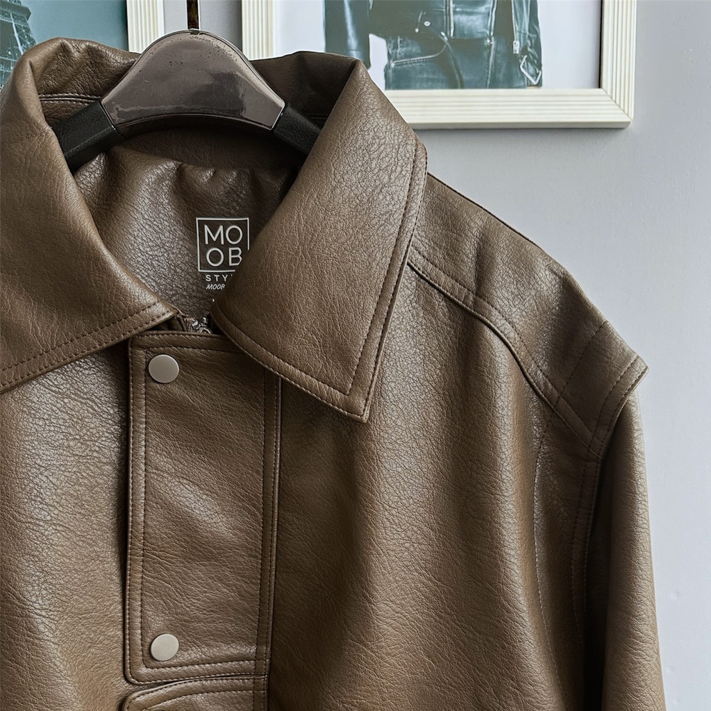 CONTEMPORARY JACKET MARRON