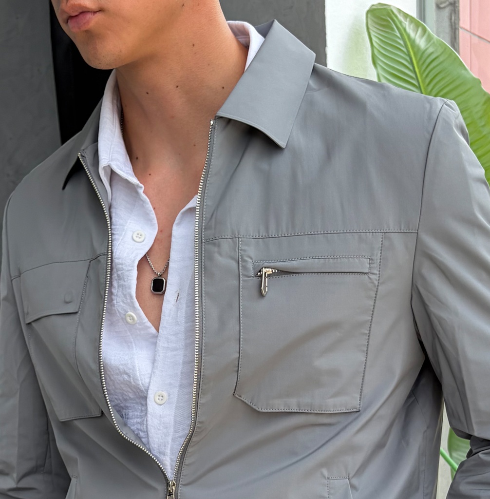 SMART OFFICE JACKET PLOMO