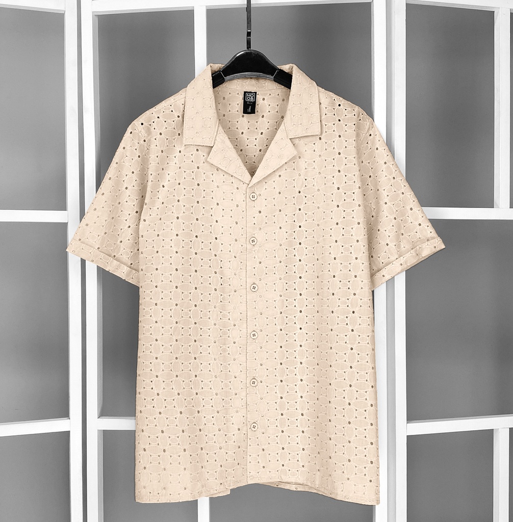 CAMISA REGULAR BRODERIE MELON