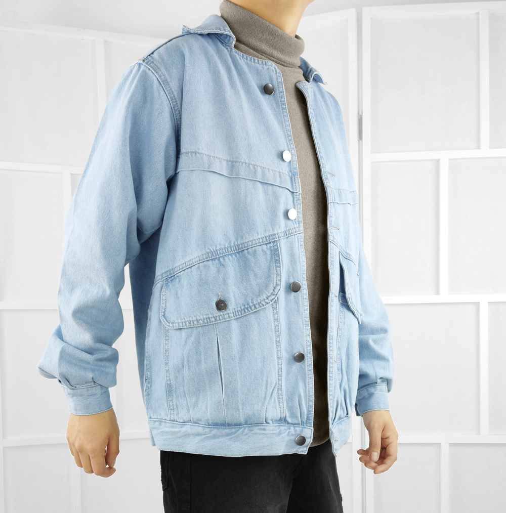 OVERSIZED DENIM JACKET CELESTE