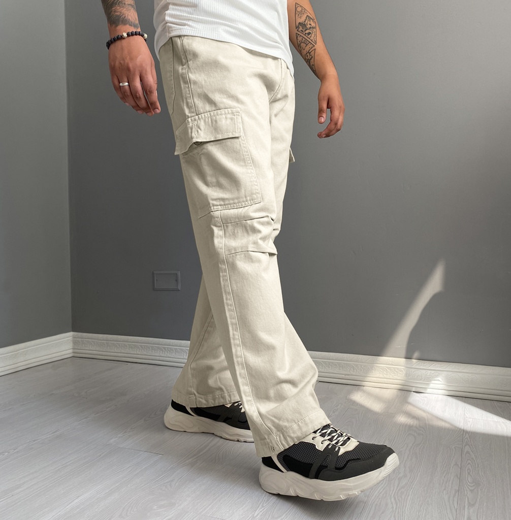 PARACHUTE PANTS HUESO