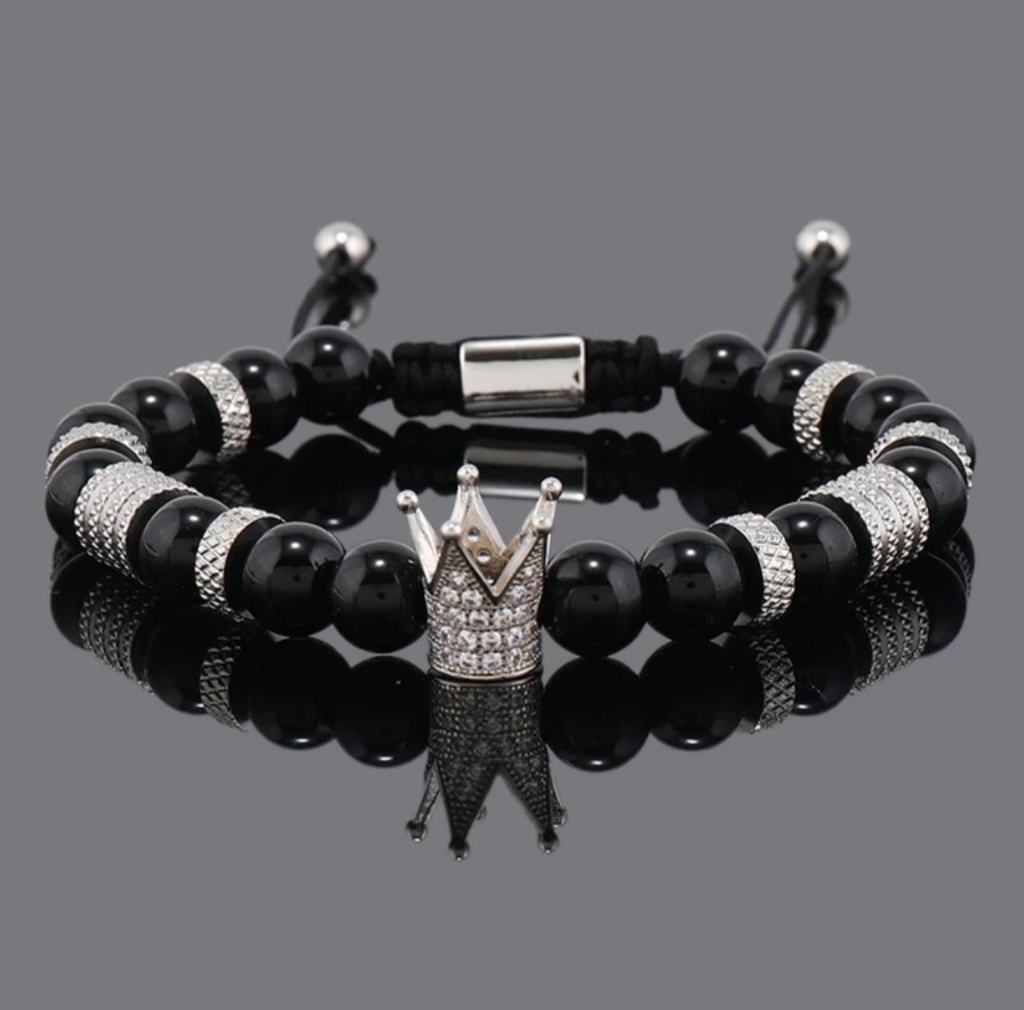 PULSERA CORONA SILVER