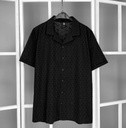 CAMISA REGULAR BRODERIE NEGRO