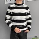 STRIPED SWEATER NEGRO