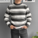 STRIPED SWEATER PLOMO