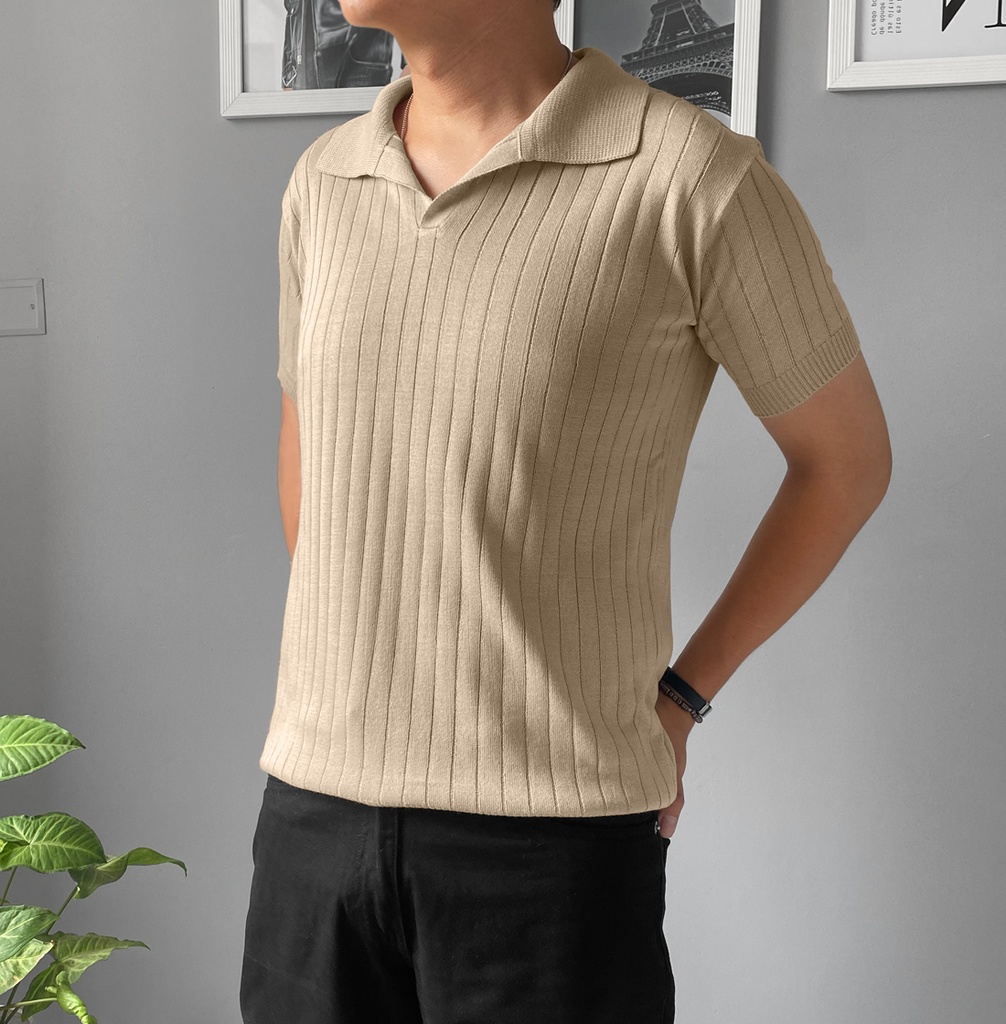 CAMISERO HILO TACTO BEIGE