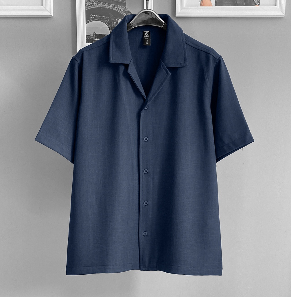 CAMISA LINEN PRADA AZUL