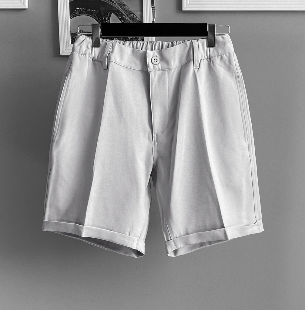 SHORT LINEN PRADA PLOMO